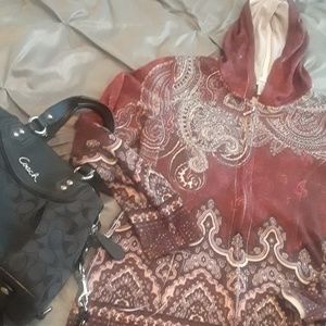 Rhinestone Red Hoodie